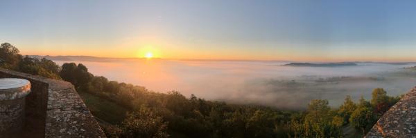 Zonsopgang boven Cure